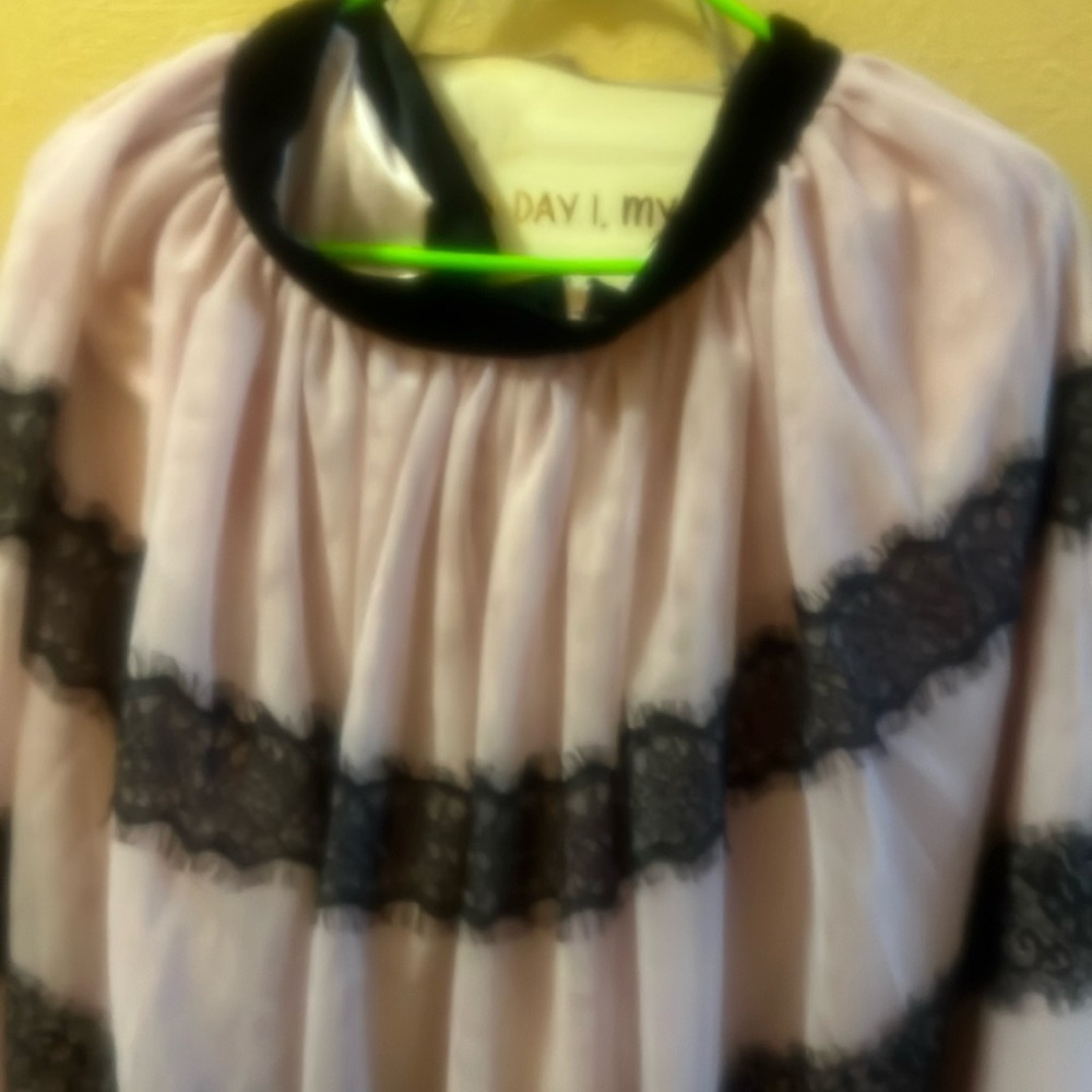 RP Black And Blush Lace Skirt